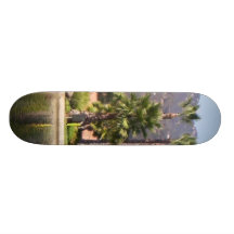 Picture pond view skateboard deck