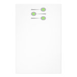 Picture Spoons with Green Splat. stationery