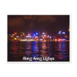 Picturesque Hong Kong Lights Post Card