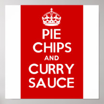 PIE CHIPS and CURRY SAUCE Poster