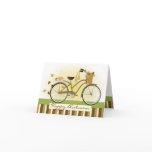 Pie Delivery Bicycle Card