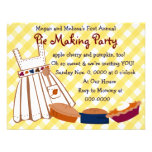 Pie Party Custom Announcement