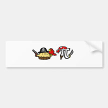 Pie & Pi Pirates Bumper Sticker