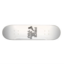 Piece Be With You Custom Skateboard