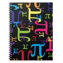 Piece of the Pi Spiral Note Books