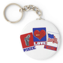 PIECE  (PEACE)  LOVE (HEART)  FREEDOM (USA FLAG)