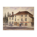 Pied Bull Public House, 1848 postcards