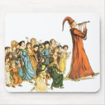 Pied Piper Illustration by Kate Greenaway Mouse Pads