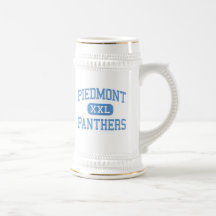 Piedmont - Panthers - High - Monroe North Carolina Mugs