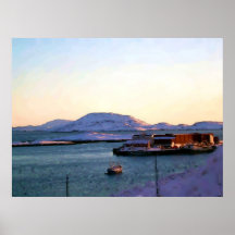 Pier - by Ozborne Whilliamsson Poster