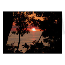 Pier Cove Sunset Cards