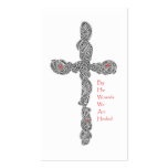 "Pierced" Isaiah 53:5 Scripture Cards business cards