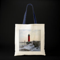 Pierhead Lighthouse, Kenosha Wisconsin bags