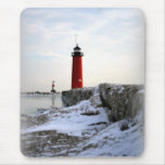 Pierhead Lighthouse, Kenosha Wisconsin Mousepad
