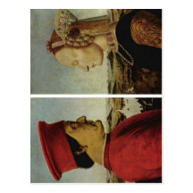 Piero della Francesca Battista Sforza Federico da  Post Cards
