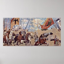 Piero della Francesca - Battle of Milvian Bridge Poster