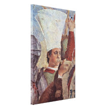 Piero della Francesca - Trumpeter Stretched Canvas Prints
