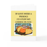 PIEROGI lover Greeting Card
