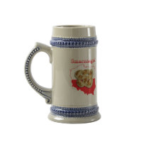 Pierogi Smacznego Polish Map Mugs
