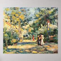 Pierre-Auguste Renoir - A Garden in Montmartre Posters