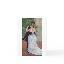 Pierre-Auguste Renoir - Danse à la ville (1883) Greeting Card