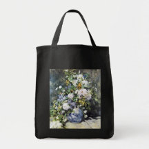 Pierre-Auguste Renoir  Vase of flowers Bags