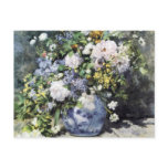 Pierre-Auguste Renoir  Vase of flowers Post Card