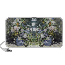 Pierre-Auguste Renoir,  Vase of flowers speakers