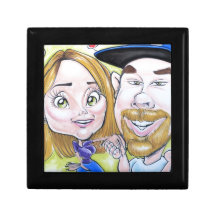 Pierre Bossier Mall Caricature Couple Dec 2012 Jewelry Boxes