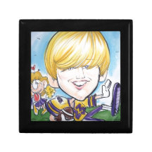 Pierre Bossier Mall Caricature- November 18,2012 Keepsake Boxes