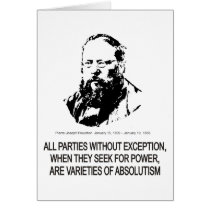 Pierre-Joseph Proudhon Card