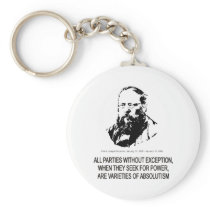 Pierre-Joseph Proudhon Keychain