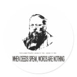 Pierre-Joseph Proudhon Round Sticker