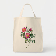 Pierre Joseph Redoute Roses Canvas Bag