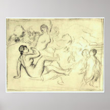 Pierre Renoir - Bather Poster