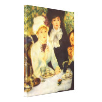 Pierre Renoir - The end of the breakfast Gallery Wrap Canvas