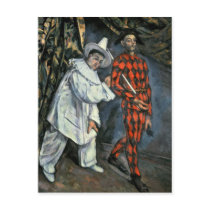 Pierrot and Harlequin , 1888 Postcards