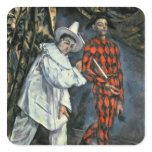Pierrot and Harlequin , 1888 stickers
