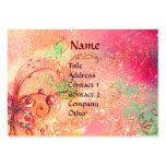 PIERROT WITH CAT / MAGIC BUTTERFLY PLANT BUSINESS CARD TEMPLATE