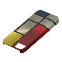 Piet Mondrian Composition (Goldl) iPhone 5 Covers