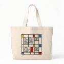 Piet Mondrian Inspired Photo Template Bag