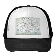 Piet Mondrian Modern Art Hat