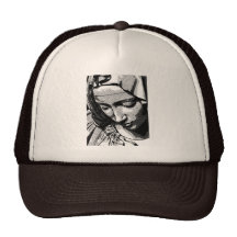 PIETA VIRGIN MARY  TRUCKER HATS