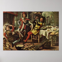 Pieter Aertsen - The Adoration of the Shepherds Print