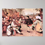 Pieter Bruegel-Barn Dance Poster