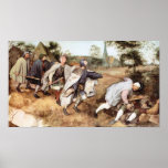 Pieter Bruegel-Parabal of the blind men Print