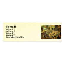Pieter Bruegel's "Children’s Games" - 1560 Business Card Template