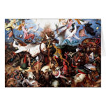 Pieter Bruegel's "The Fall Of The Rebel Angels" cards