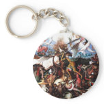 Pieter Bruegel's "The Fall Of The Rebel Angels" keychains