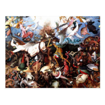Pieter Bruegel's "The Fall Of The Rebel Angels" Post Cards